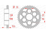 AFAM Steel Standard Rear Sprocket 50801 - 525