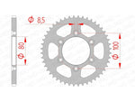 AFAM Steel Standard Rear Sprocket 80103 - 420