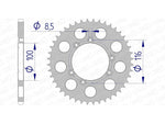 AFAM Aluminium Bakdrev 93303 - 520