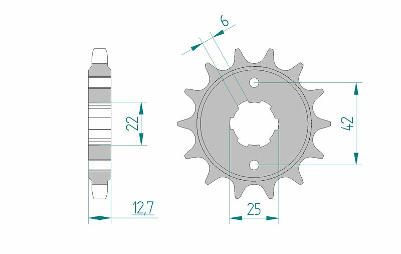 AFAM Steel Standard Front Sprocket 20502 - 530