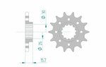 AFAM Steel Standard Front Sprocket 20605 - 525