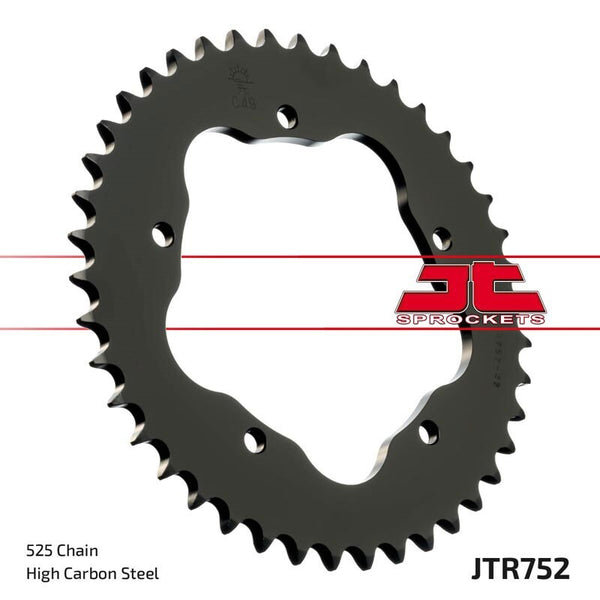JT Sprock's Steel Standard Rear Sprock 752 - 525 - Requires A JT Sprock's rear Sprock Carrier JTR752.41