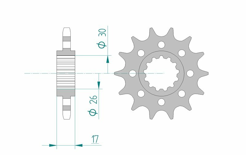 AFAM Steel Standard Framdrev 20615 - 525