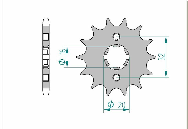 AFAM Steel Standard Framdrev 21208 - 428