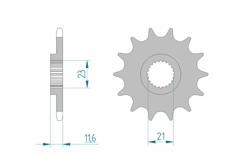 AFAM Steel Standard Framdrev 21307 - 520