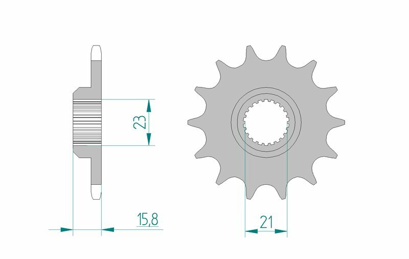 AFAM Steel Standard Framdrev 21504 - 520