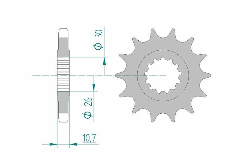 AFAM Steel Standard Framdrev 21801 - 530