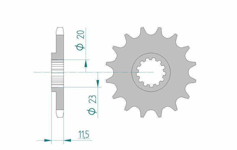 AFAM Steel Standard Framdrev 22201 - 428