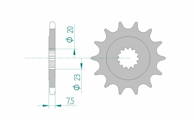 AFAM Stål Standard Framdrev 22401 - 520