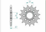 AFAM Steel Standard Front Sprocket 22901 - 525