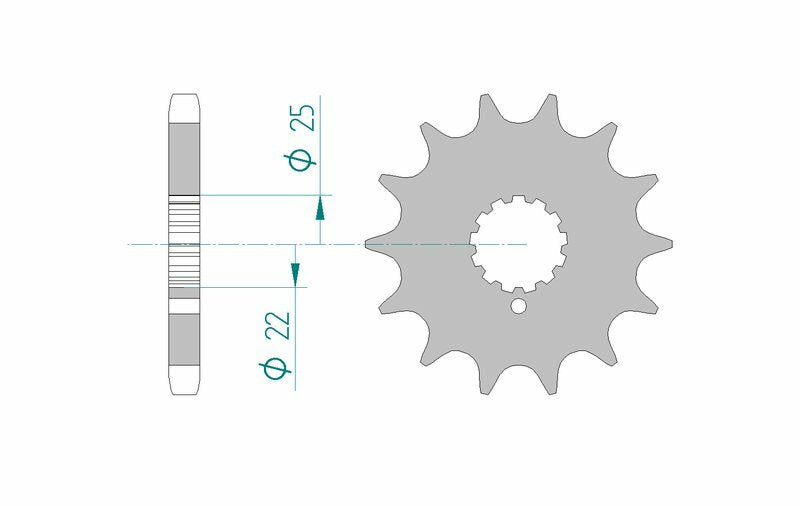 AFAM Steel Standard Framdrev 24504 - 530