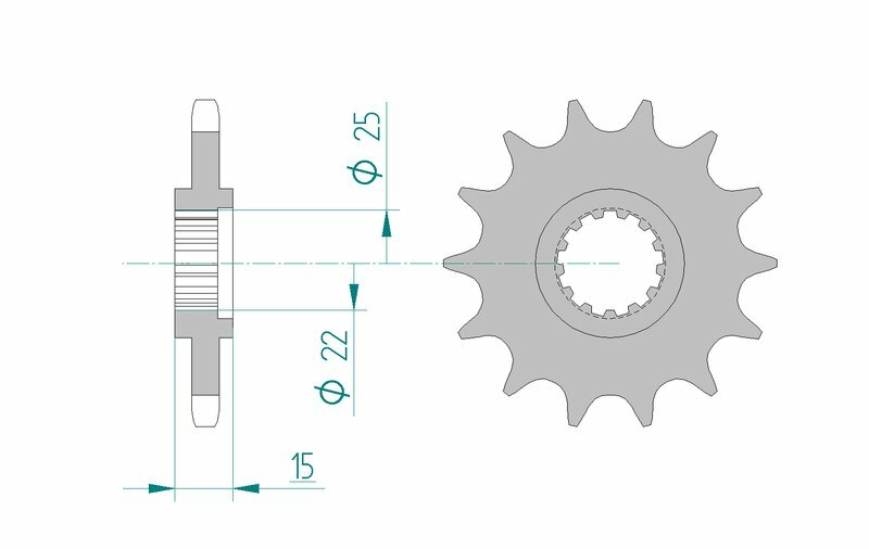 AFAM Steel Standard Framdrev 21208 - 428