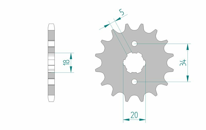 AFAM Steel Standard Framdrev 26200 - 428