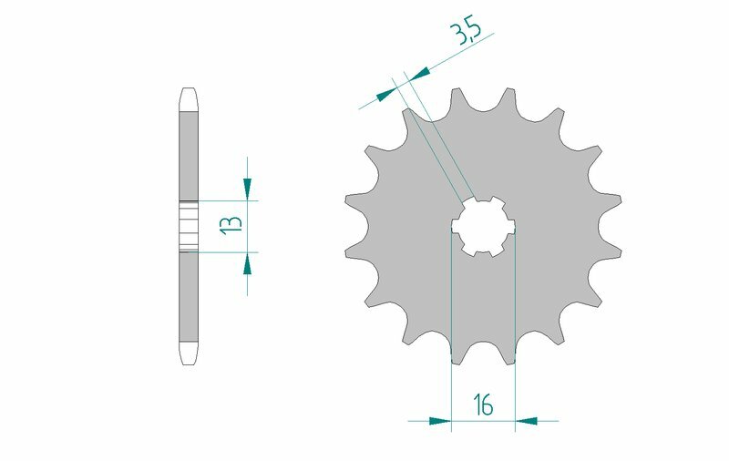 AFAM Steel Standard Framdrev 27100 - 420