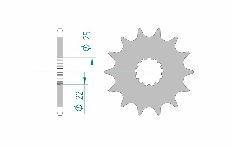 AFAM Steel Standard Framdrev 27500 - 520