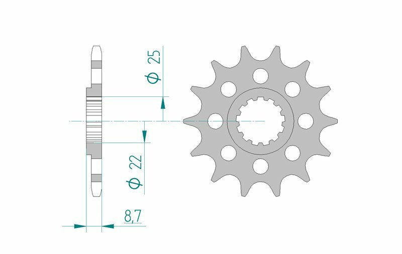 AFAM Steel Standard Framdrev 28402 - 520