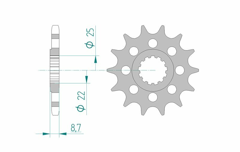 AFAM Steel Standard Framdrev 28403 - 525