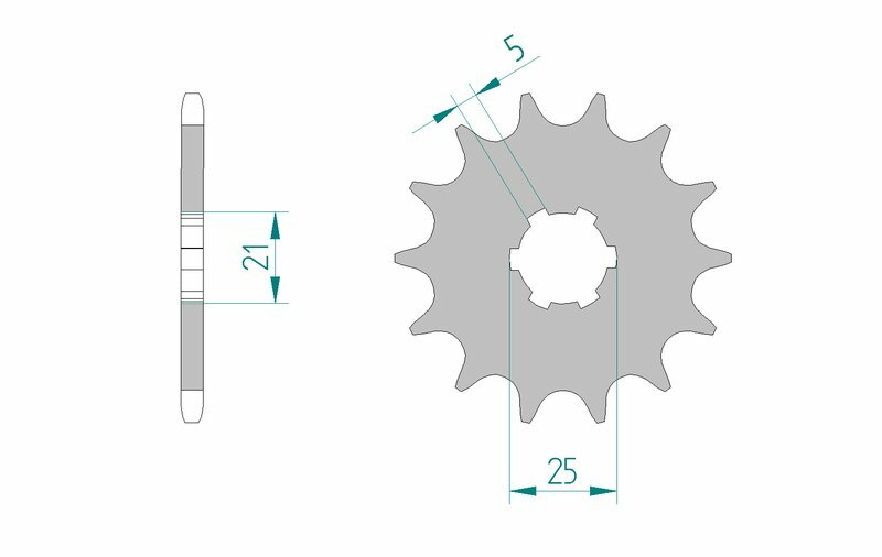 AFAM Steel Standard Framdrev 30300 - 520