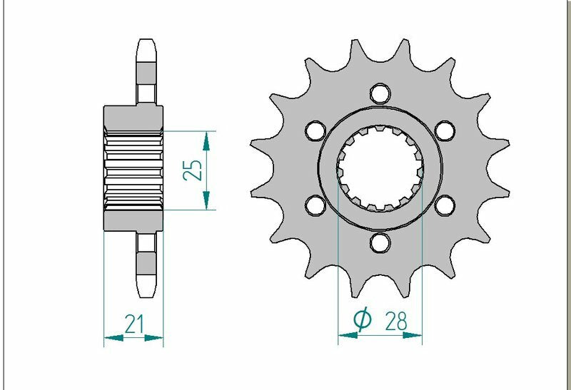 AFAM Steel Standard Framdrev 37600 - 525