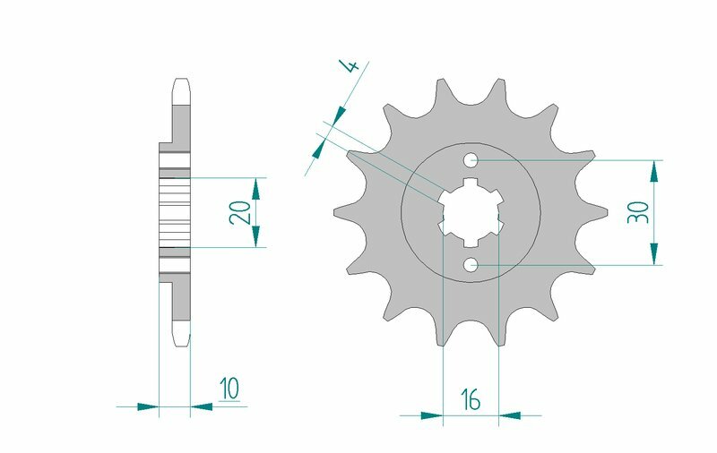 AFAM Steel Standard Framdrev 46203 - 520