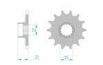 AFAM Steel Standard Front Sprocket 58500 - 520