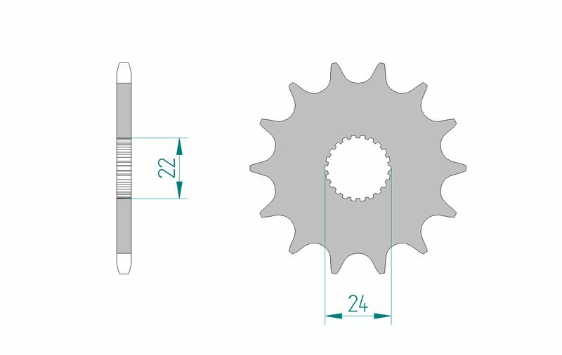 AFAM Stål Standard Framdrev 61201 - 520