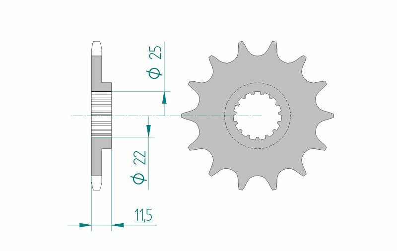 AFAM Steel Standard Framdrev 73303 - 520