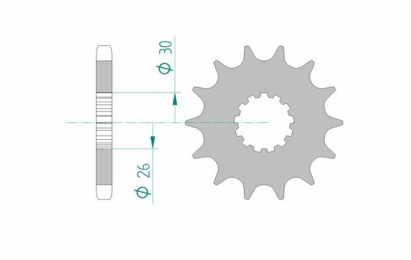 AFAM Stål Standard Framdrev 88800 - 530