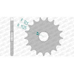 AFAM Steel Standard Front Sprocket 88900 - 525