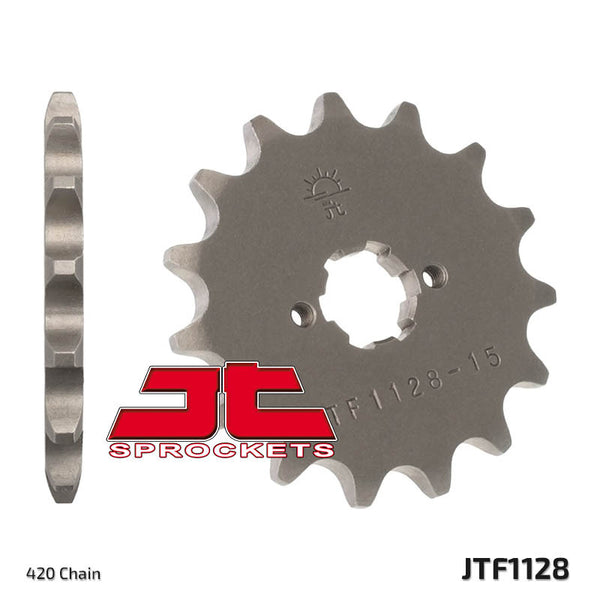 JT SPROCKETS Steel Standard Front Sprocket 1128 - 420 JTF1128.11