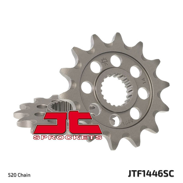 JT SPROCKETS Steel Self-Cleaning Front Sprocket 1446 - 520 JTF1446.13SC