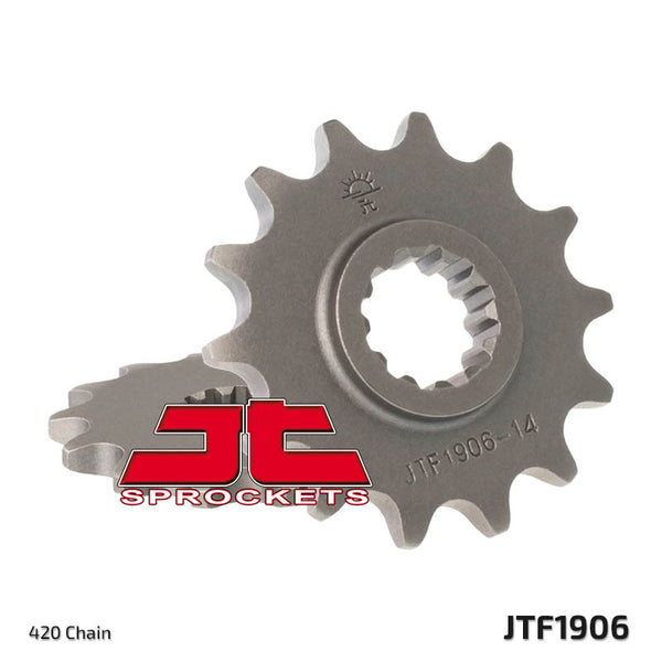 JT SPROCKETS Steel Standard Front Sprocket 1906 - 420 JTF1906.14