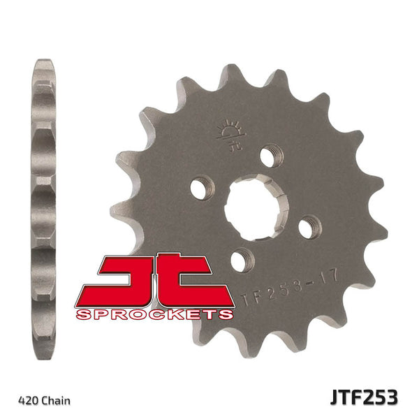 JT SPROCKETS Steel Standard Front Sprocket 253 - 420 JTF253.17