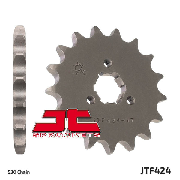 JT SPROCKETS Steel Standard Front Sprocket 424 - 530 JTF424.15