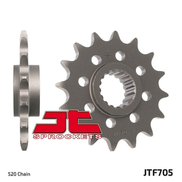 JT SPROCKETS Steel Standard Front Sprocket 705 - 520 JTF705.16