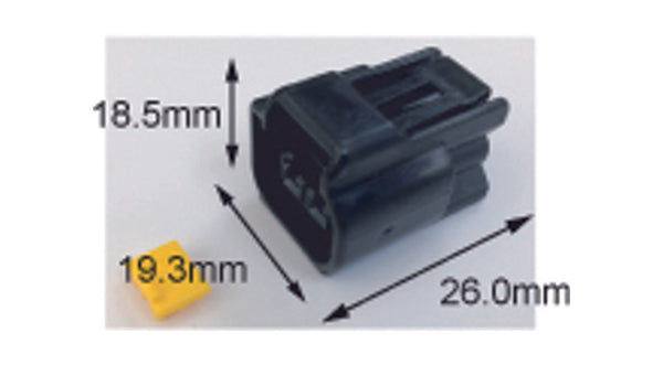 TOURMAX Vattentät Hona-kontakt 090 (FRW) – 2-polig – ETP-58