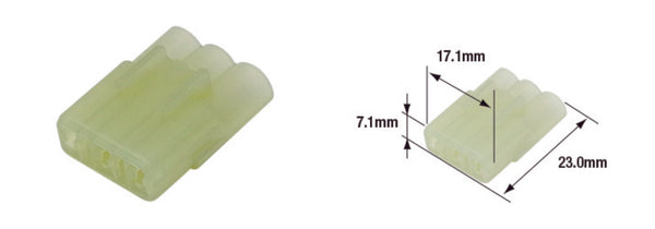 TOURMAX Vattentät Hane-kontakt 090 (FRSH) – 3-polig – ETP-106