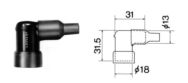 NGK Spark Plug Cap - LB01EHF