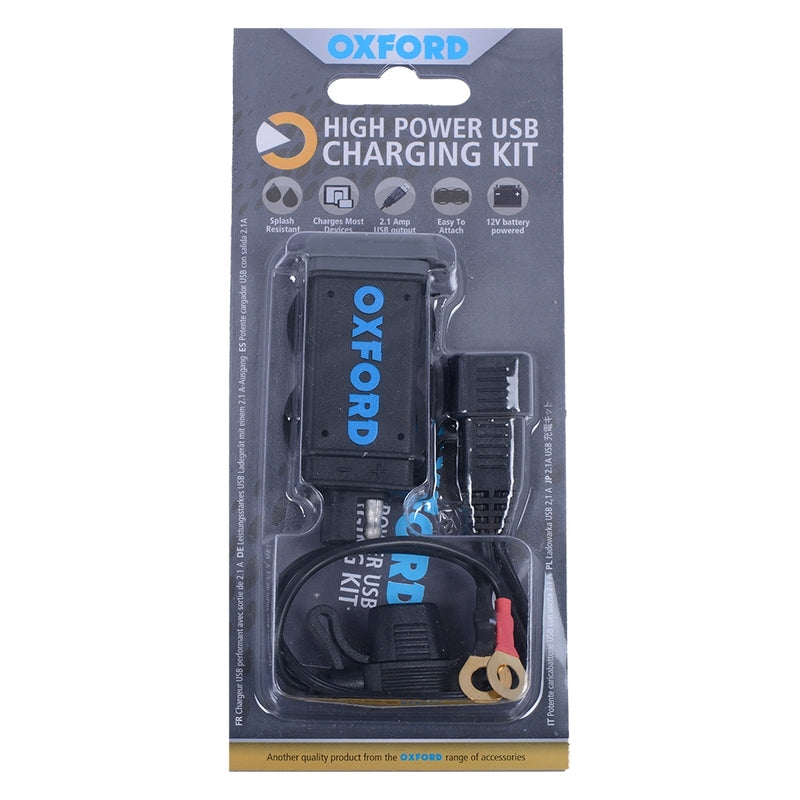 Oxford USB Fused Power Charging Kit 2,1A EL114