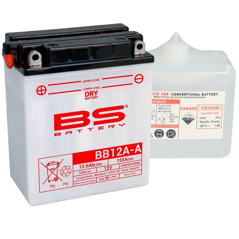 BS Battery Högprestanda med Syrapaket - BB12A-A