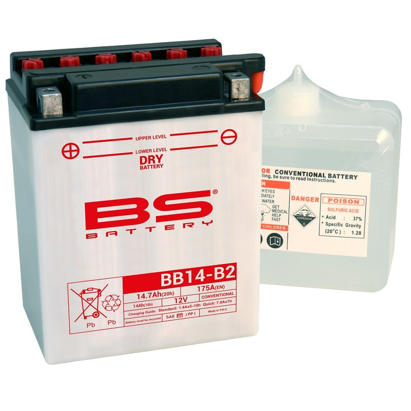 BS Battery High Performance med Syrapack - BB14-B2