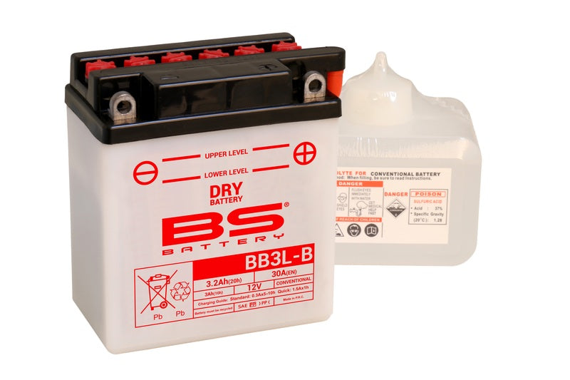 BS Battery High Performance med Syrapack - BB3L-B