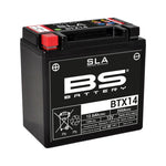 BS Battery SLA Batteri Underhållsfritt Fabriksaktiverat - BTX14