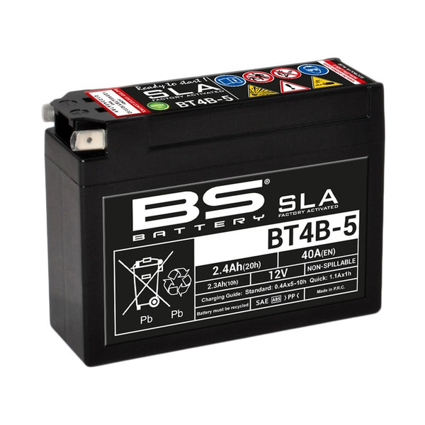 BS Battery SLA Batteri Underhållsfritt Fabrikaktiverat - BT4B-5