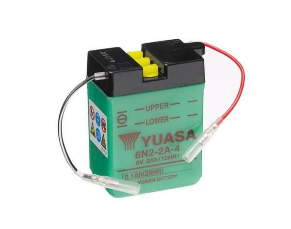 YUASA Konventionellt Batteri utan Syrapaket - 6N2-2A-4