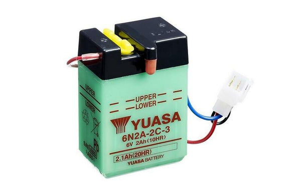 YUASA Konventionellt Batteri utan Syrapaket - 6N2A-2C-3
