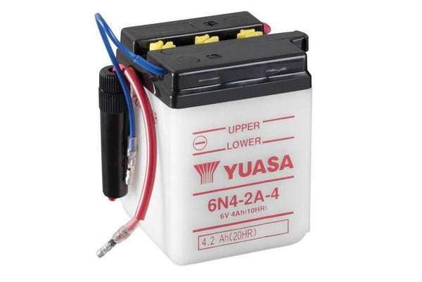 YUASA Konventionellt Batteri utan Syrapaket - 6N4-2A-4