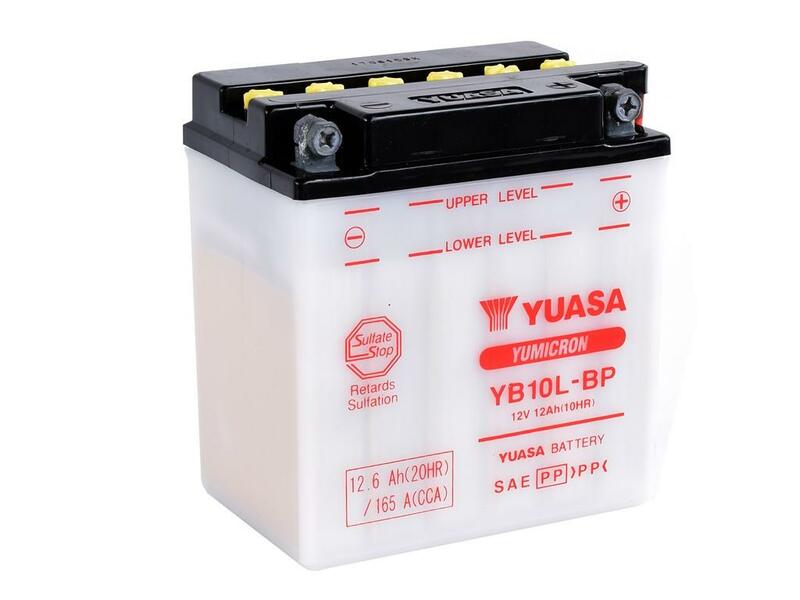 Baterie Yuasa Convențională fără pachet acid - YB10L -BP