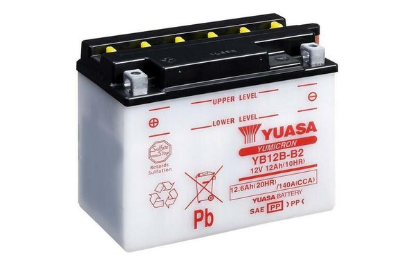 YUASA Conventional Battery without Acid Package - YB12B-B2 