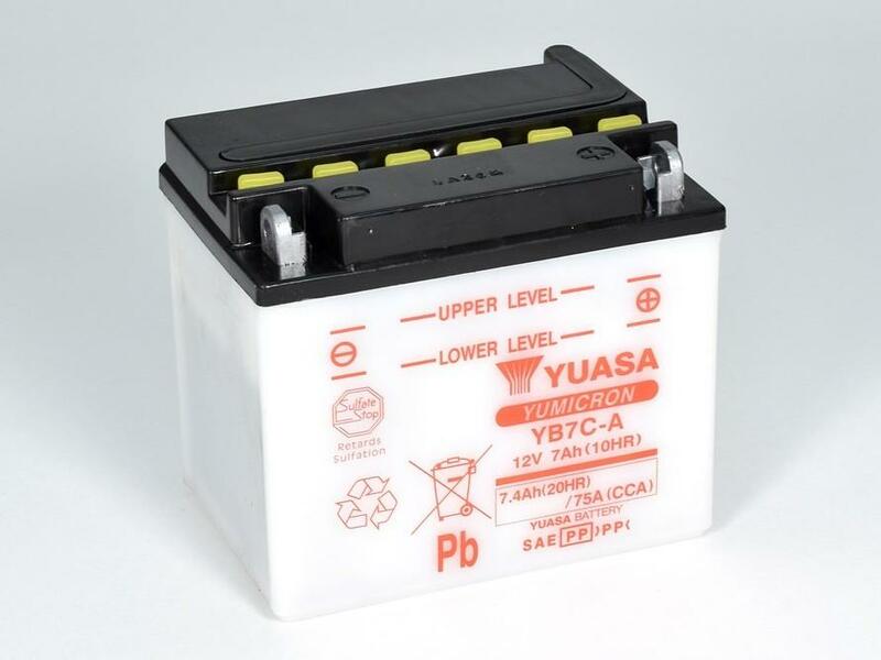 Yuasa Battery Tradičné bez kyslého balíka - yb7c -a